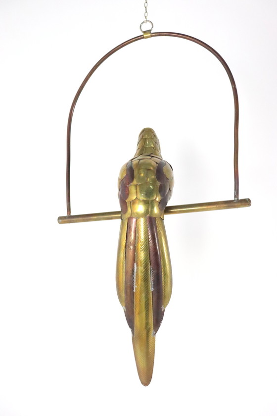 Image 1 of Messing Papagaai Attr. Sergio Bustamante