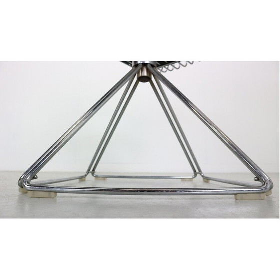 Image 1 of Paar vintage "Delta" draadfauteuils van Rudi Verelst voor Novalux, België 1971