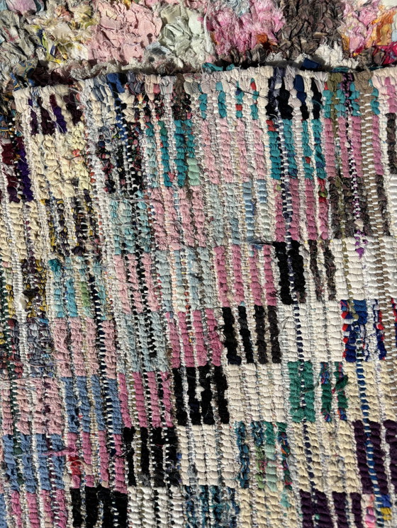 Image 1 of Vintage Marokkaans Boucherouite vloerkleed