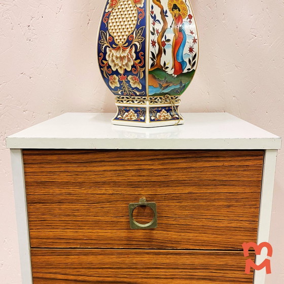 Image 1 of Vintage Nachtkastje Met Lades