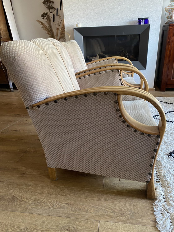 Image 1 of 2x Art Deco fauteuils