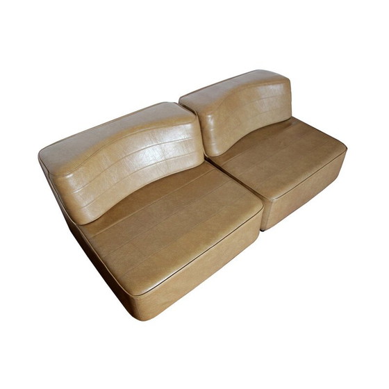 Image 1 of Paar vintage Steiner fauteuils, 1970