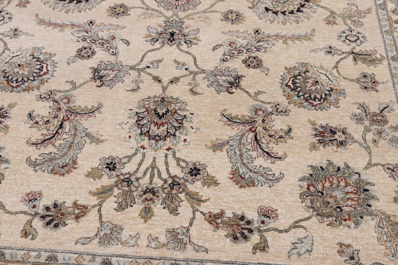 Image 1 of Tabriz Wol & Zijde Tapijt met Luxueus Ontwerp - Prachtige Zijde Highlights