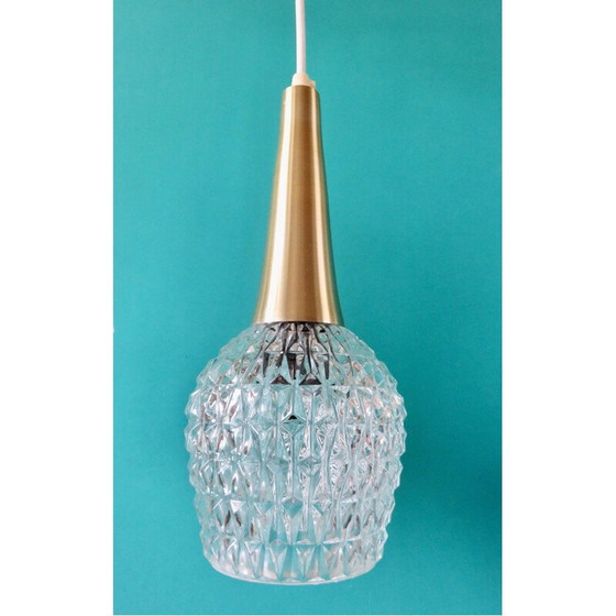 Image 1 of Vintage boemerang hanglamp met waterval, Denemarken 1968