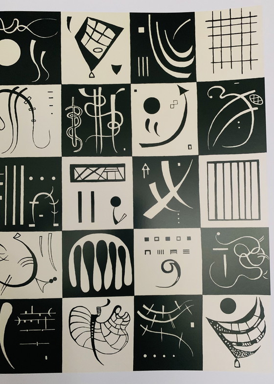 Image 1 of Wassily Kandinsky “Trente, 1937”. Authorized Offset Colour Lithograph.   