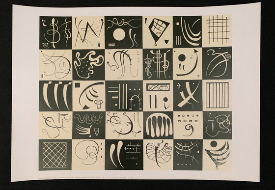 Image 1 of Wassily Kandinsky “Trente, 1937”. Authorized Offset Colour Lithograph.   