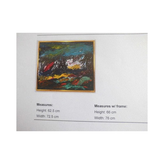 Image 1 of Vintage olieverfschilderij door Bengt Lindstrom