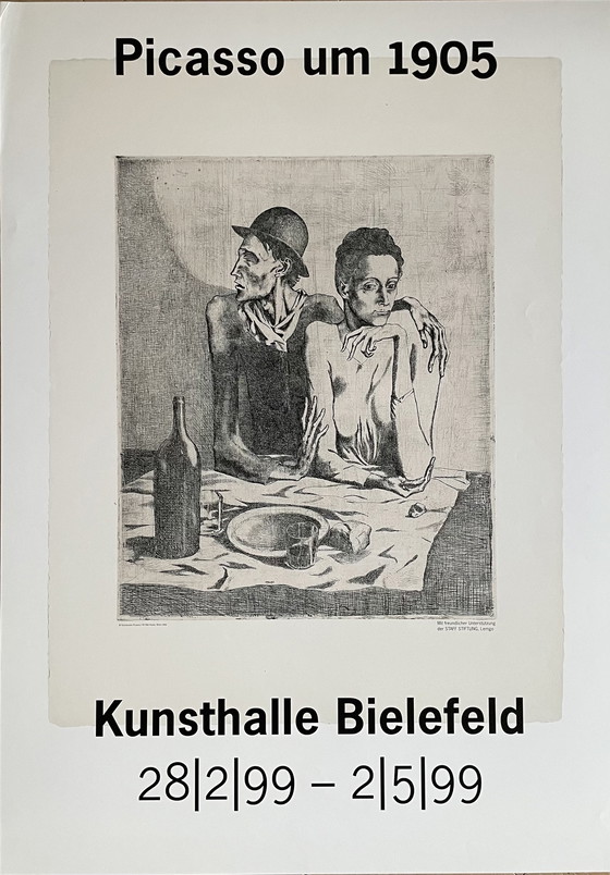 Image 1 of Pablo Picasso (1881-1973), Picasso Um 1905, Kunsthalle Bielefeld, 1999, Copyright Succession Picasso/Vg Bild-Kunst, Bonn 1999,