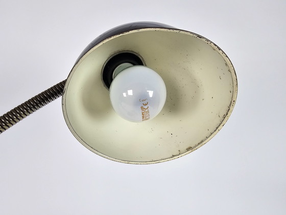 Image 1 of Kaiser Idell - design Christian Dell - bureaulamp - metaal - emaille - Duitsland - 2e kwart 20e eeuw