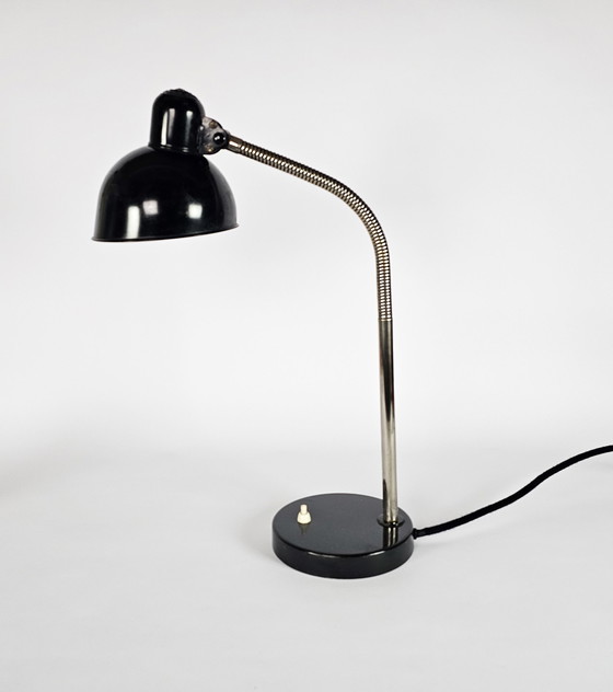 Image 1 of Kaiser Idell - design Christian Dell - bureaulamp - metaal - emaille - Duitsland - 2e kwart 20e eeuw