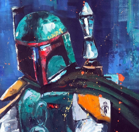 Image 1 of Star Wars - Boba Fett Mandalorian   Art Work