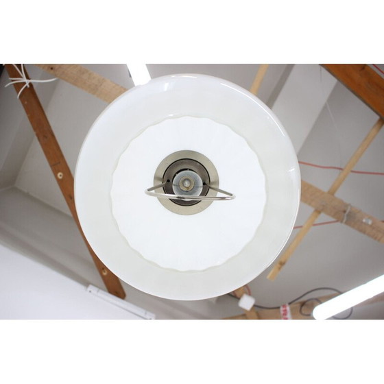 Image 1 of Vintage verstelbare glazen kroonluchter, Tsjecho-Slowakije 1970