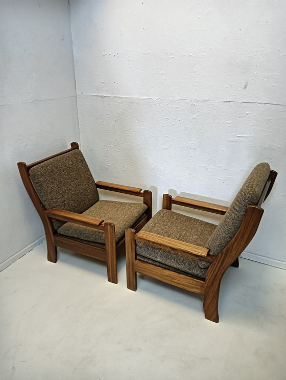 Image 1 of 2 Vintage Design Fauteuils, Rijk Aan Details 