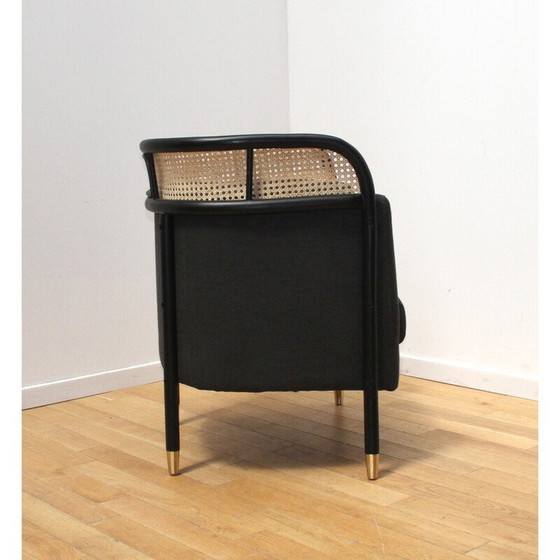 Image 1 of Vintage rieten fauteuil