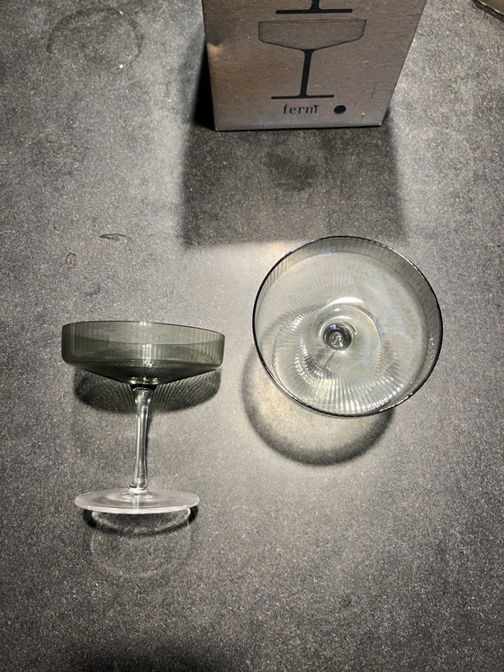 Image 1 of 2x Ferm Champagne/ Cocktail Glas