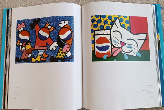 Image 1 of Romero Britto Kleuren rond de wereld, gesigneerd