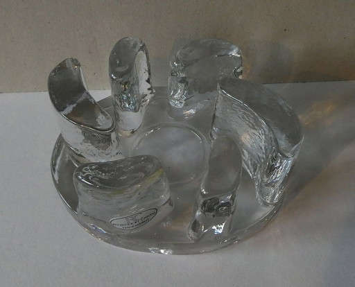 1 zware theepot, theemuts, glas, Ritzenhoff Cristal