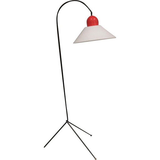 Vintage driepoot vloerlamp, Frankrijk 1960