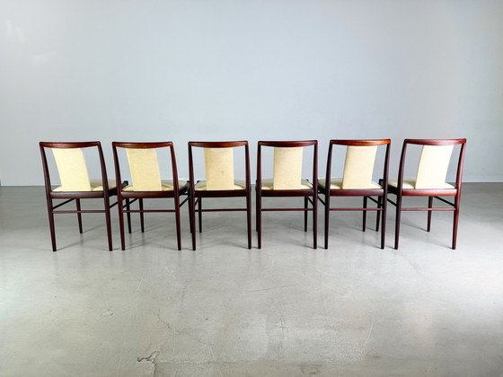 Image 1 of Set van 6 Originele Vintage Mid Century Stoelen Benze 1960