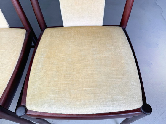 Image 1 of Set van 6 Originele Vintage Mid Century Stoelen Benze 1960