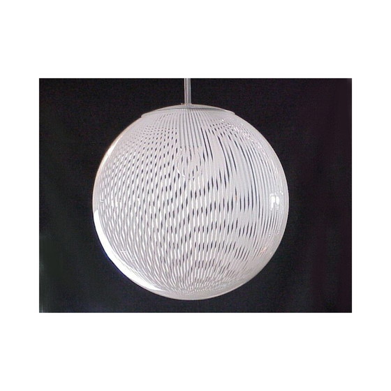 Image 1 of Vintage hanglamp van Massimo Vignelli voor Venini, Italië 1970