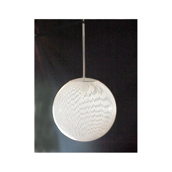 Image 1 of Vintage hanglamp van Massimo Vignelli voor Venini, Italië 1970