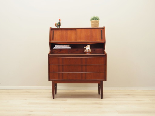 Teakhouten secretaire, Deens ontwerp, 1970S, Productie: Denemarken