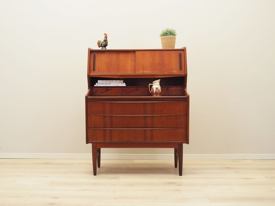 Image 1 of Teakhouten secretaire, Deens ontwerp, 1970S, Productie: Denemarken