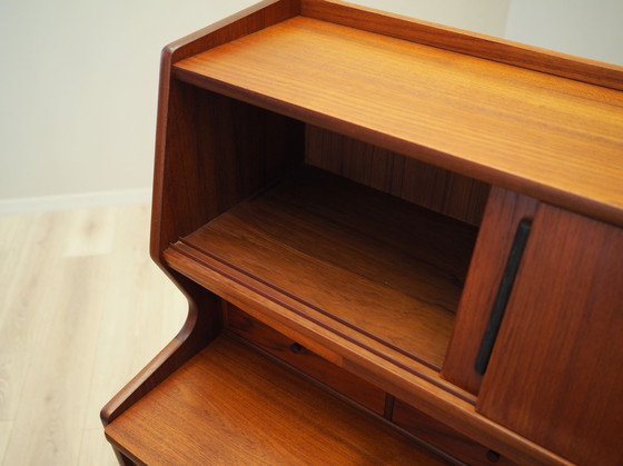 Image 1 of Teakhouten secretaire, Deens ontwerp, 1970S, Productie: Denemarken