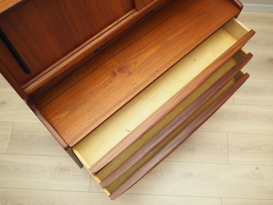 Image 1 of Teakhouten secretaire, Deens ontwerp, 1970S, Productie: Denemarken