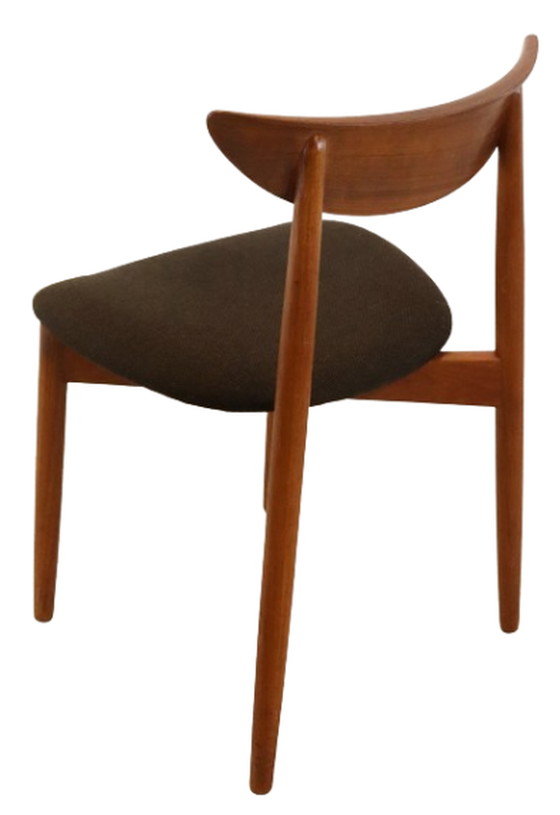 Image 1 of 12x Harry Ostergaard voor Randers mobelfabrik eetkamerstoelen