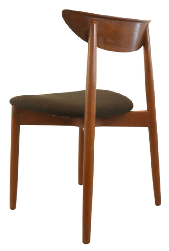 Image 1 of 12x Harry Ostergaard voor Randers mobelfabrik eetkamerstoelen