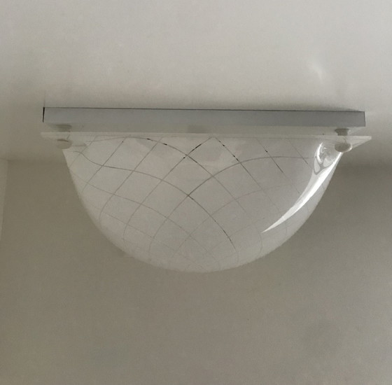 Image 1 of Vintage Plexiglas  Wandlamp - Plafondlamp 