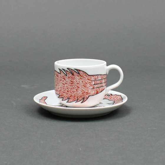 Image 1 of Carel Visser (1928-2015) - Servies - Royal Mosa - Gesigneerd 