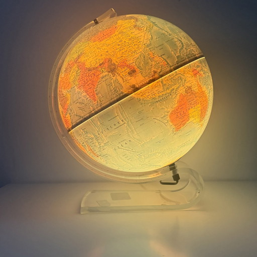 Vintage Scan-Globe Deens design verlichte globe