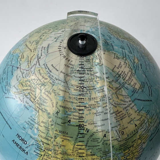 Image 1 of Vintage Scan-Globe Deens design verlichte globe