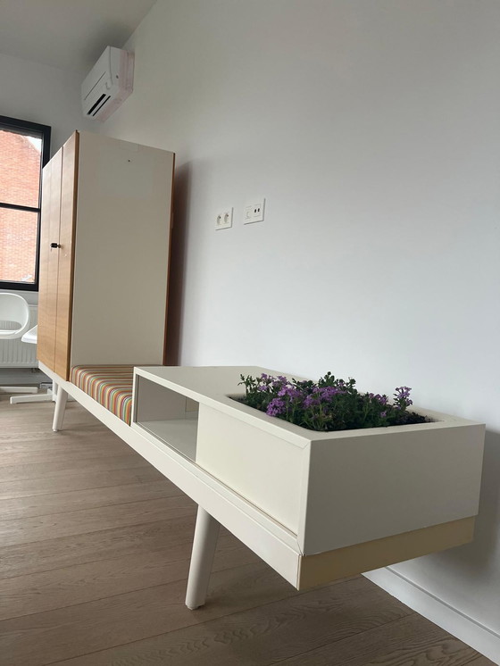 Image 1 of Vitra level 34 meubel storage bench flower box