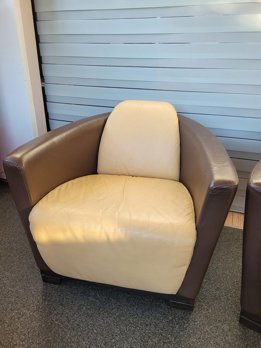 2x Calia Italia fauteuil