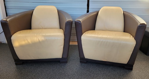 2x Calia Italia fauteuil