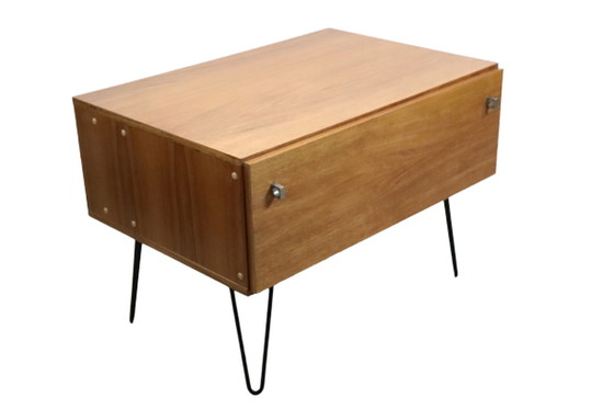 Image 1 of Vintage Ladenkast op hairpinpoten