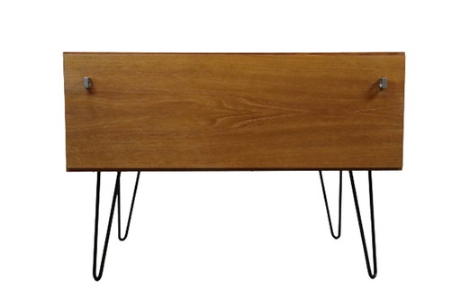 Vintage Ladenkast op hairpinpoten