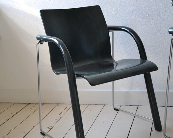 Image 1 of 2X Thonet S320 Stoelen, 1984