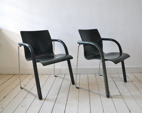 Image 1 of 2X Thonet S320 Stoelen, 1984