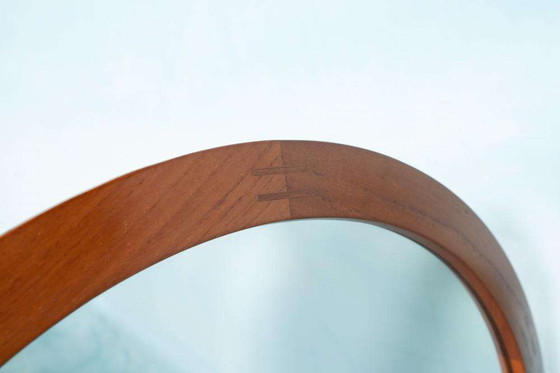 Image 1 of Vintage spiegel rond Aksel Kjersgaard, teak Deens design