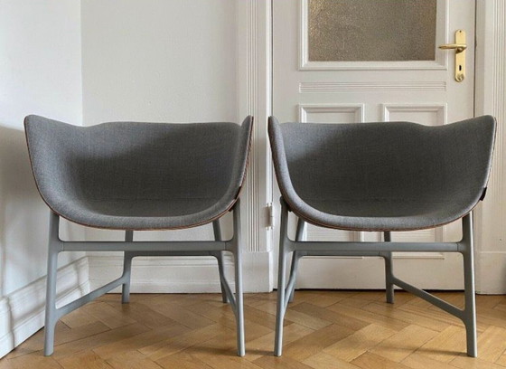 Image 1 of 2x Fritz Hansen fauteuil Minuscule