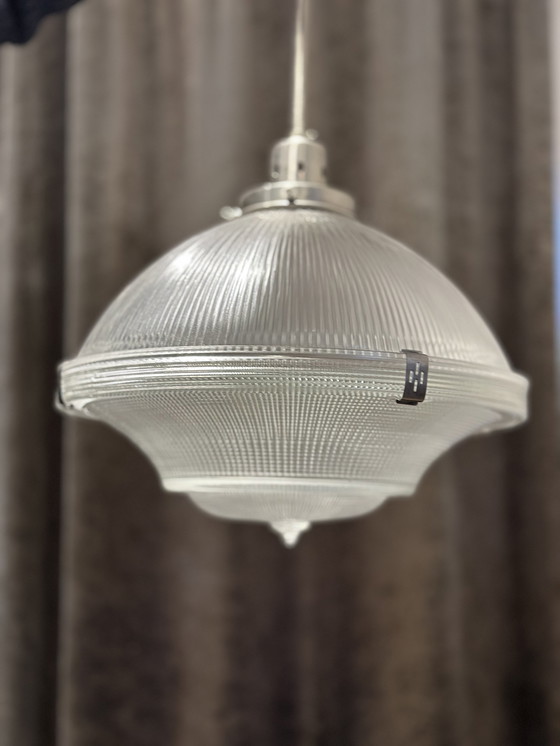 Image 1 of 2 Hanglampen Gispen Style Retro-Look Glas