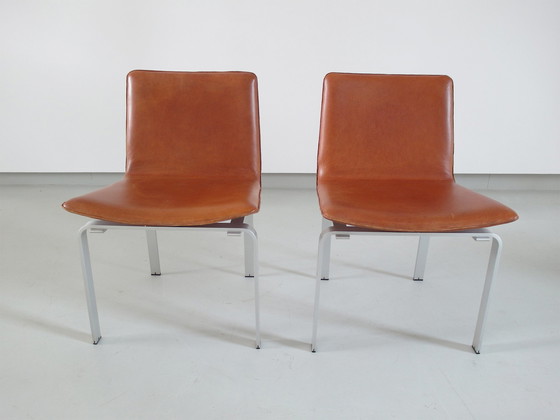 Image 1 of Jørgen Høj voor Niels Vitsoe, set van vier eetkamerstoelen, Denemarken, 1962