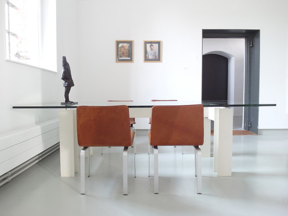 Image 1 of Jørgen Høj voor Niels Vitsoe, set van vier eetkamerstoelen, Denemarken, 1962