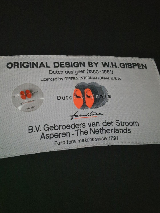 Image 1 of Gebr van der sroom dutch originals model gispen 412 stoel