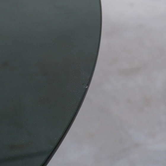 Image 1 of Vintage Space Age eettafel met rookglazen blad van Gastone Rinaldi voor Rima, Italië 1970